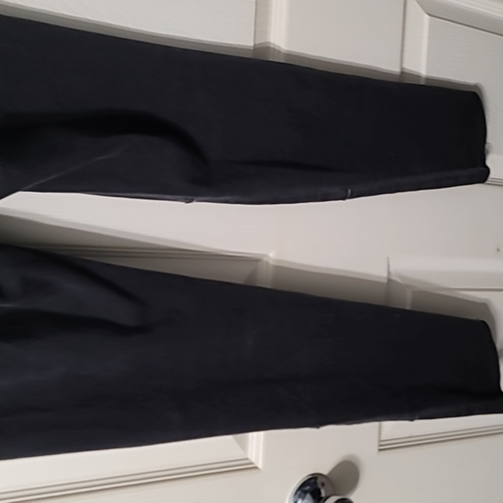 LIOR Paris 'Star' Faded Black Raw Hem Patchwork Jean-ish Leggings Women's 4 - Picture 9 of 10